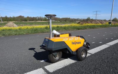 Utilisation d&rsquo;un Robot Plotter et d&rsquo;un Road Profiler sur l&rsquo;autoroute A12 (NL)